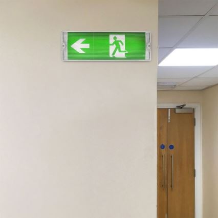 LED Hätävalaisin EMERGENCY EXIT LED/3W/230V IP65 6000K 1200mAh