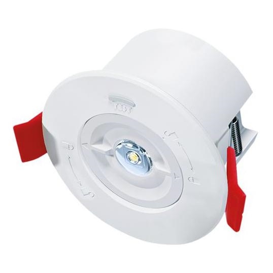 LED-hätävalaisin, upotettava alasvalo LED/1,5W/230V 1800 mAh