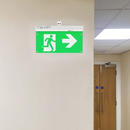 LED-hätävalo EMERGENCY EXIT LED/2,5W/230V 4in1 6000K