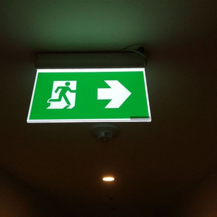 LED Hätävalo EMERGENCY EXIT SAMSUNG CHIP LED/2W/230V 6000K