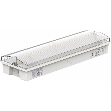 LED-hätävalo säännöllisen toimintatestin kanssa EMERGENCY EXIT LED/3W/230V 6400K IP65
