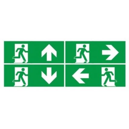 LED-hätävalo säännöllisen toimintatestin kanssa EMERGENCY EXIT LED/3W/230V 6400K IP65