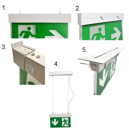 LED-hätävalo LED/2W/230V 6000K