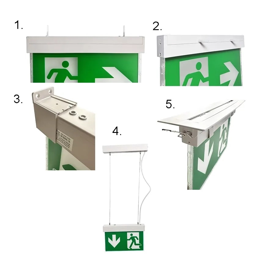 LED-hätävalo LED/2W/230V 6000K