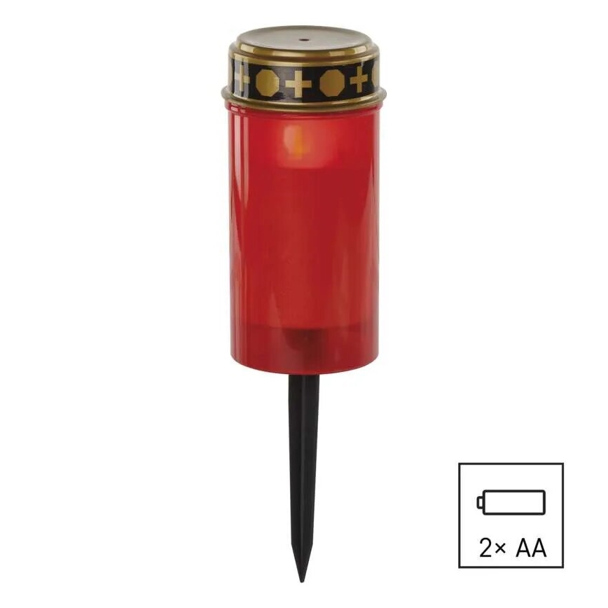 LED Hautakynttilä LED/2xAA IP44