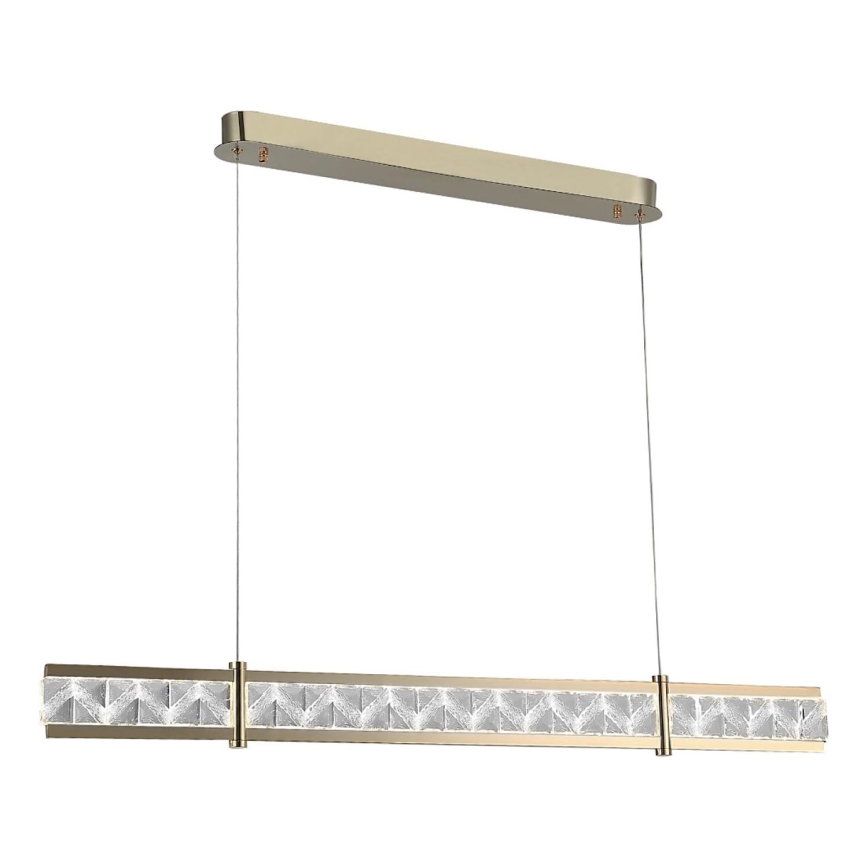 LED Himennettävä kristallikruunu vaijerilla ENRIQUE LED/20W//230V 3000-6000K + kaukosäädin