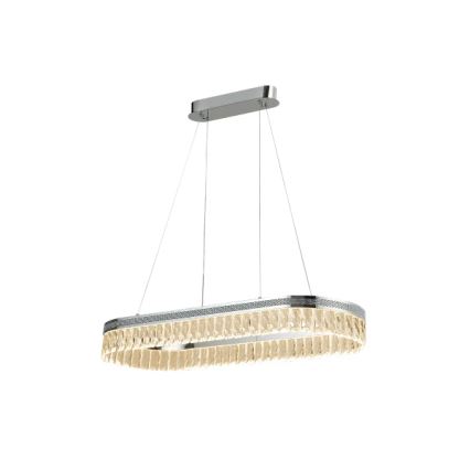 LED-himennettävä kristalliriippuvalaisin vaijerilla THALIA LED/50W/230V 3000-6000K + kaukosäätimellä