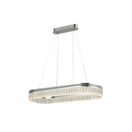 LED-himennettävä kristalliriippuvalaisin vaijerilla THALIA LED/50W/230V 3000-6000K + kaukosäätimellä