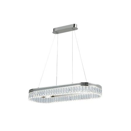 LED-himennettävä kristalliriippuvalaisin vaijerilla THALIA LED/50W/230V 3000-6000K + kaukosäätimellä
