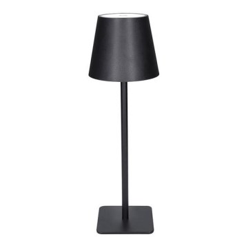 LED-himennettävä ladattava kosketusohjattu pöytälamppu LUCCA LED/3,7V 3000/4000/6500K 2000 mAh musta