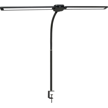 LED-himennettävä USB-pöytälamppu TENUIX DUO 2xLED/7W/5V 3000-6000K musta