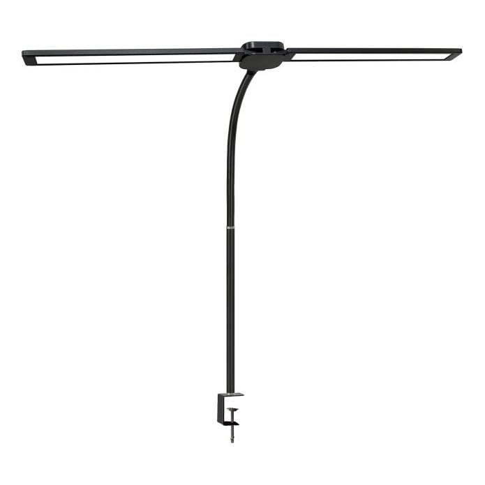 LED-himennettävä USB-pöytälamppu TENUIX DUO 2xLED/7W/5V 3000-6000K musta