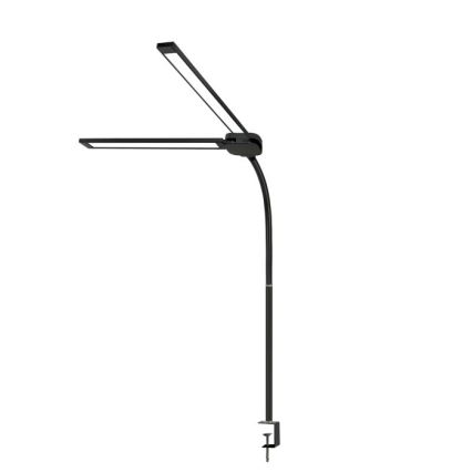 LED-himennettävä USB-pöytälamppu TENUIX DUO 2xLED/7W/5V 3000-6000K musta