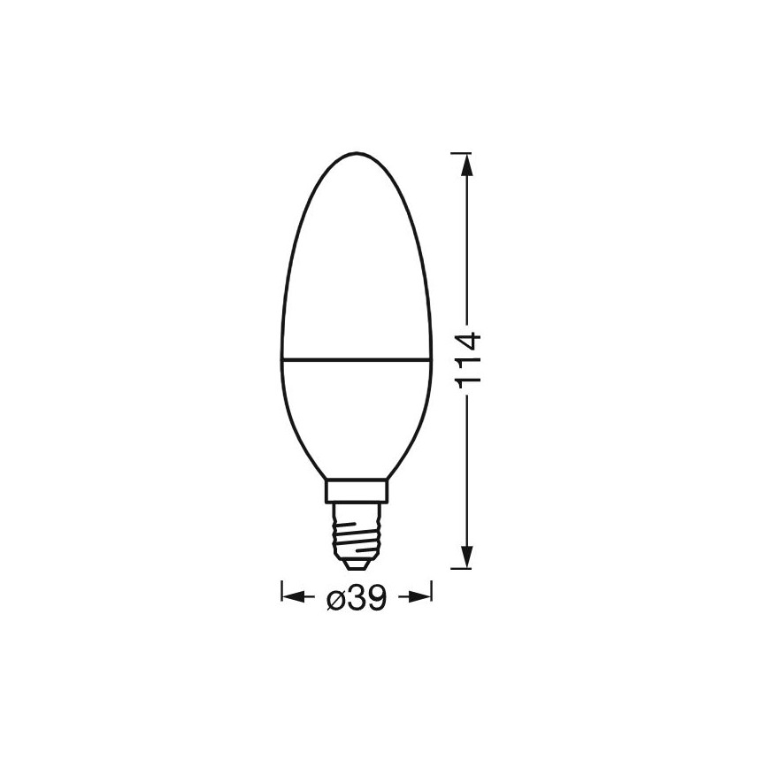 LED Himmennettävä antibakteerinen polttimo B40 E14/4,9W/230V Wi-Fi - Ledvance