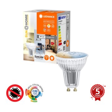 LED Himmennettävä antibakteerinen polttimo PAR16 GU10/4,9W/230V Wi-Fi - Ledvance