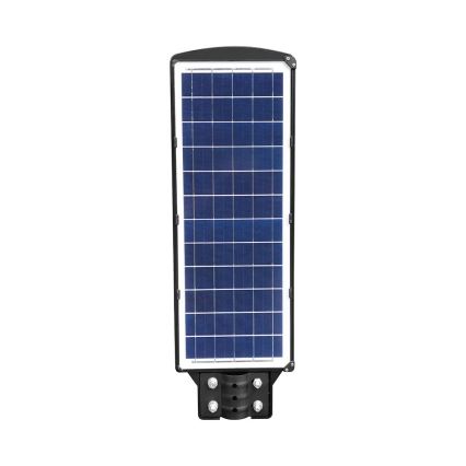 LED Himmennettävä aurinkokatuvalaisin liike- ja hämärätunnistimella LED/12W/3,2V 6000K IP65 10000 mAh musta + kauko-ohjaus