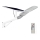 LED Himmennettävä aurinko katu lamppu SAMSUNG CHIP LED/50W/6,4V 4000K IP65 30000 mAh + kauko-ohjaus