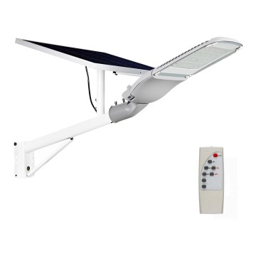 LED Himmennettävä aurinko katu lamppu SAMSUNG CHIP LED/50W/6,4V 4000K IP65 + kauko-ohjaus