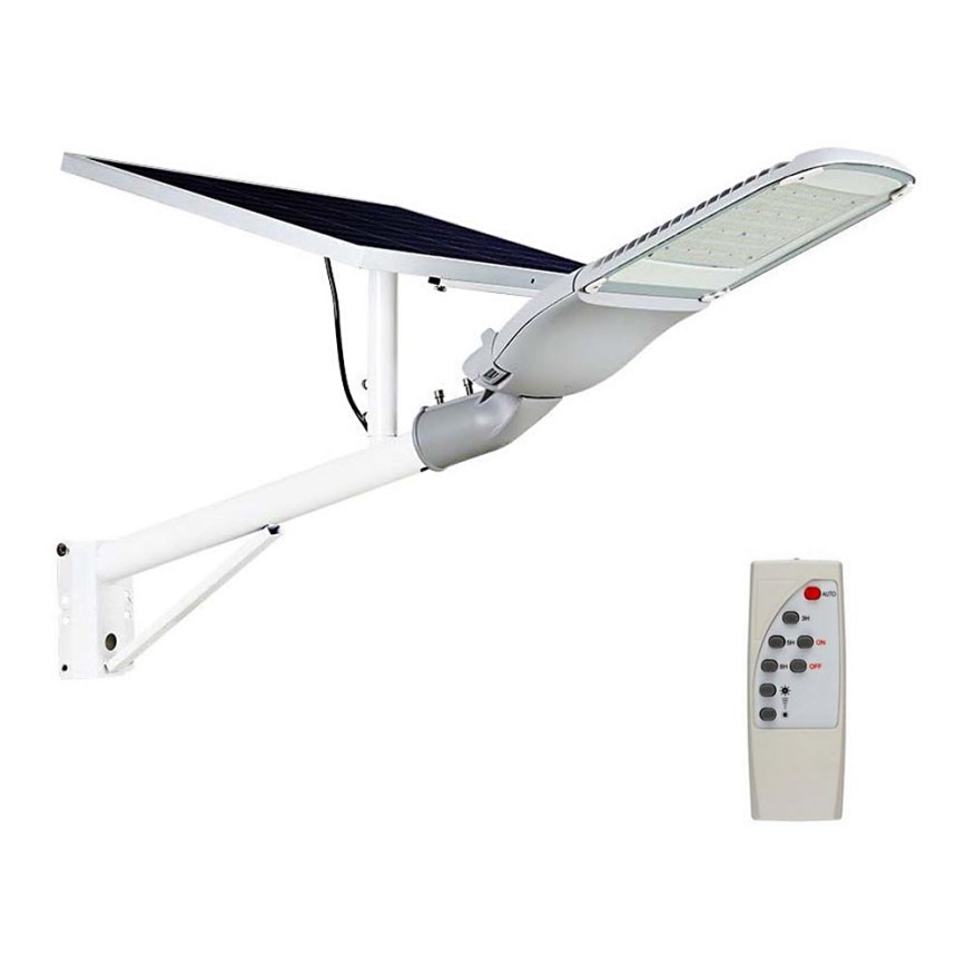 LED Himmennettävä aurinko katu lamppu SAMSUNG CHIP LED/50W/6,4V 6000K IP65 + kauko-ohjaus