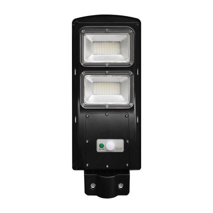 LED himmennettävä aurinkokäyttöinen katuvalaisin liiketunnistimella ja hämäräkytkimellä LED/8W/3,2V 6000K IP65 9000 mAh musta + kaukosäädin