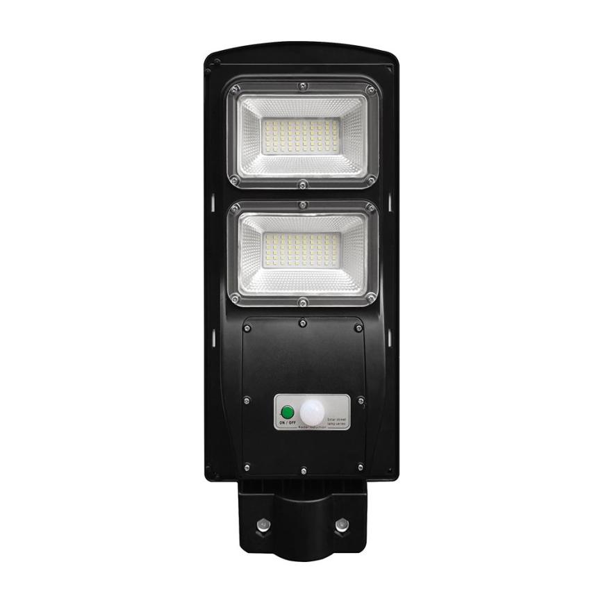 LED himmennettävä aurinkokäyttöinen katuvalaisin liiketunnistimella ja hämäräkytkimellä LED/8W/3,2V 6000K IP65 9000 mAh musta + kaukosäädin