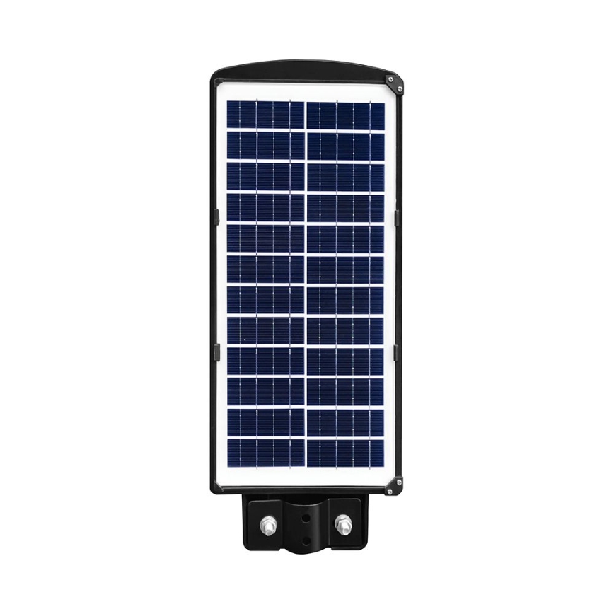 LED himmennettävä aurinkokäyttöinen katuvalaisin liiketunnistimella ja hämäräkytkimellä LED/8W/3,2V 6000K IP65 9000 mAh musta + kaukosäädin
