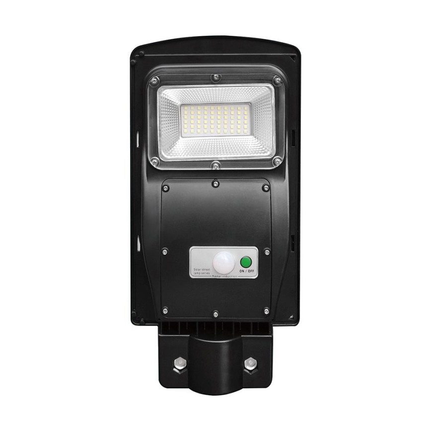 LED himmennettävä aurinkokäyttöinen katuvalaisin liiketunnistimella ja hämäräkytkimellä LED/6W/3,2V 6000K IP65 5000 mAh musta + kaukosäädin