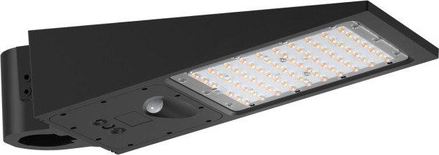 LED himmennettävä aurinkokäyttöinen katulamppu anturilla STREET LED/30W/9,6V 3000/4000K 6000 mAh IP65 + kauko-ohjain