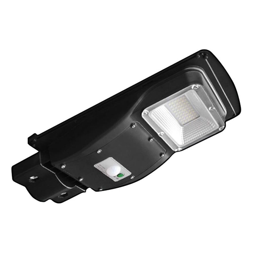 LED himmennettävä aurinkokäyttöinen katuvalaisin liiketunnistimella ja hämäräkytkimellä LED/6W/3,2V 6000K IP65 5000 mAh musta + kaukosäädin