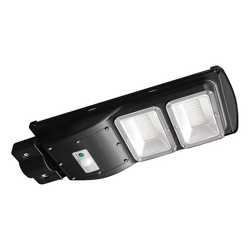 LED himmennettävä aurinkokäyttöinen katuvalaisin liiketunnistimella ja hämäräkytkimellä LED/8W/3,2V 6000K IP65 9000 mAh musta + kaukosäädin