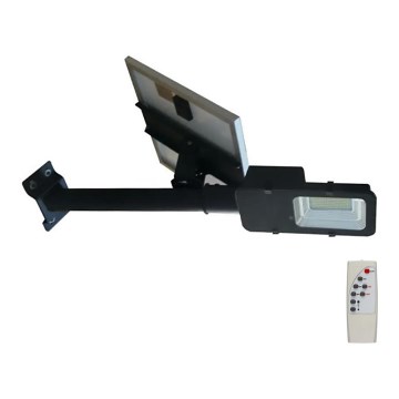 LED Himmennettävä aurinkokenno katuvalaisin LED/50W/6,4V 6000K IP65 + kaukosäädin