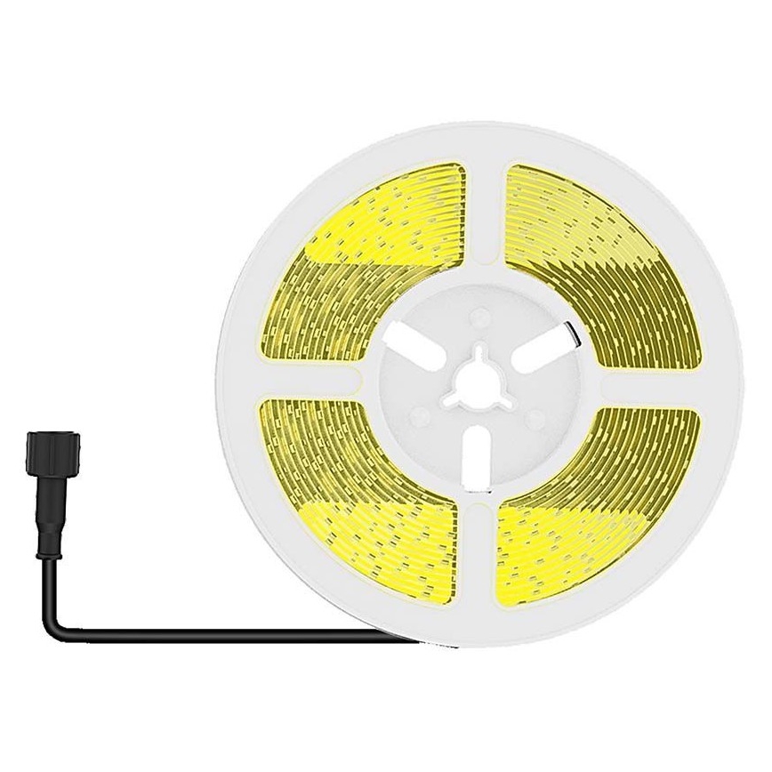 LED Himmennettävä aurinkokenno nauha LED/1,2W/3,7V 3000K IP67 5m + kauko-ohjaus