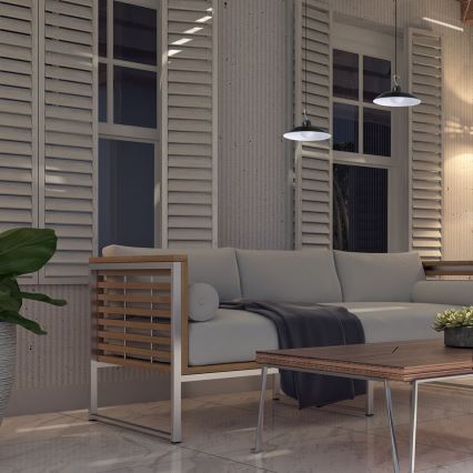 LED Himmennettävä aurinkopaneelivalaisin hämärätunnistimella LED/6W/3,7V 800 mAh IP44 + kauko-ohjaus