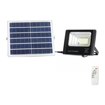 LED Himmennettävä aurinkokenno valonheitin LED/16W/3,2V 4000K IP65 + kauko-ohjain