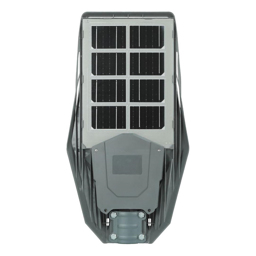 LED Himmennettävä aurinkokennoinen katulamppu anturilla KERS LED/300W/3,2V 6500K 8000 mAh IP65 harmaa + kauko-ohjaus