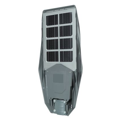 LED Himmennettävä aurinkokennoinen katulamppu anturilla KERS LED/300W/3,2V 6500K 8000 mAh IP65 harmaa + kauko-ohjaus