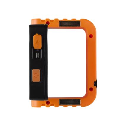 LED-himmennettävä aurinkokennolla ladattava valonheitin LED/10W/5V USB 6500K IP44 1800 mAh