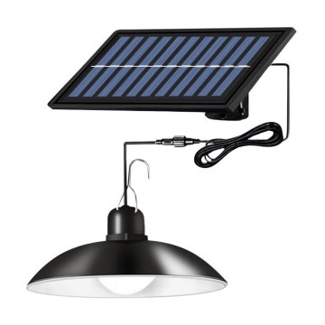 LED Himmennettävä aurinkokenoo kattokruunu johdossa LED/1,8W/3,7V IP44 6500K 800 mAh + kauko-ohjaus