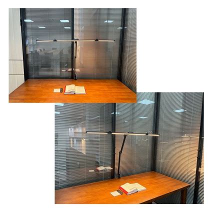 LED Himmennettävä kosketus flexible pöytävalaisin LED/36W/230V 3000-6500K CRI 92 musta