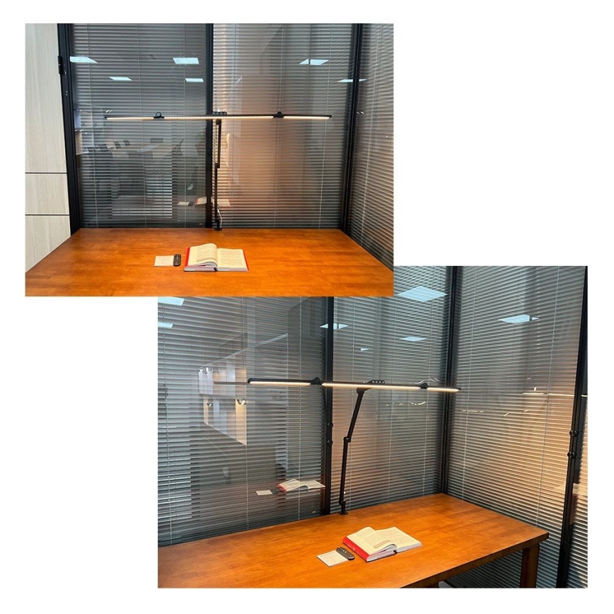 LED Himmennettävä kosketus flexible pöytävalaisin LED/36W/230V 3000-6500K CRI 92 musta