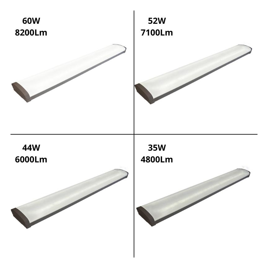 LED Himmennettävä fluoresoiva kevyt LED/35W/44W/52W/60W/230V 4000K 120 cm