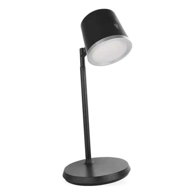 LED Himmennettävä ja ladattava pöytälamppu 4in1 LED/6W/3,7V 3000K/4000K/6500K 1500mAh musta