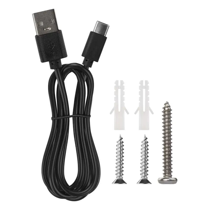 LED Himmennettävä ja ladattava pöytälamppu 4in1 LED/6W/3,7V 3000K/4000K/6500K 1500mAh musta