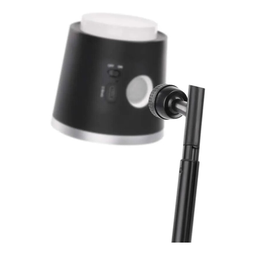 LED Himmennettävä ja ladattava pöytälamppu 4in1 LED/6W/3,7V 3000K/4000K/6500K 1500mAh musta