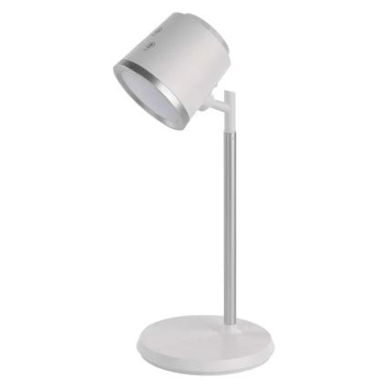 LED Himmennettävä ja ladattava pöytälamppu 4in1 LED/6W/3,7V 3000K/4000K/6500K 1500mAh valkoinen