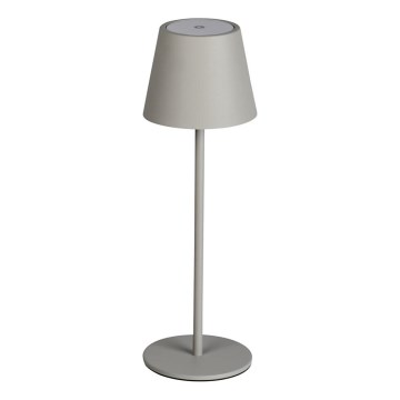 LED Himmennettävä ja ladattava pöytälamppu INITA LED/1,2W/1800 mAh IP54 harmaa
