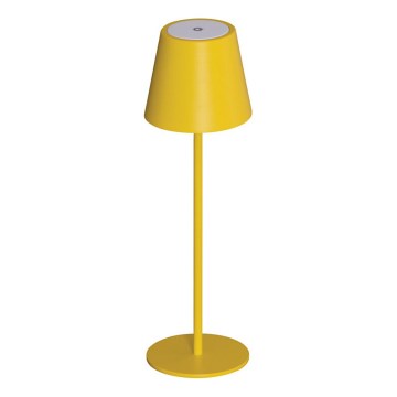 LED Himmennettävä ja ladattava pöytälamppu INITA LED/1,2W/1800 mAh IP54 keltainen