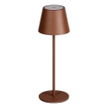 LED Himmennettävä ja ladattava pöytälamppu INITA LED/1,2W/1800 mAh IP54 ruskea
