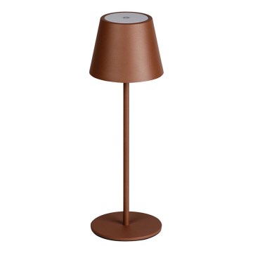 LED Himmennettävä ja ladattava pöytälamppu INITA LED/1,2W/1800 mAh IP54 ruskea