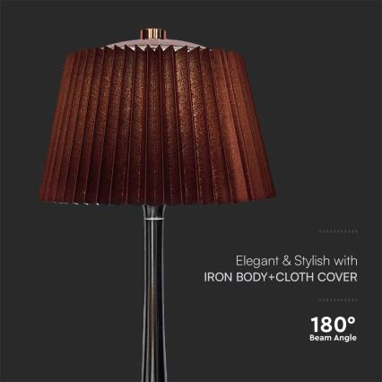 LED Himmennettävä ladattava kosketuspöytävalaisin LED/1,5W/5V 3000/4000/6000K 1800 mAh ruskea